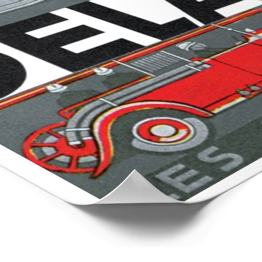 Delahaye Automobile and  Art Poster (Hoek)