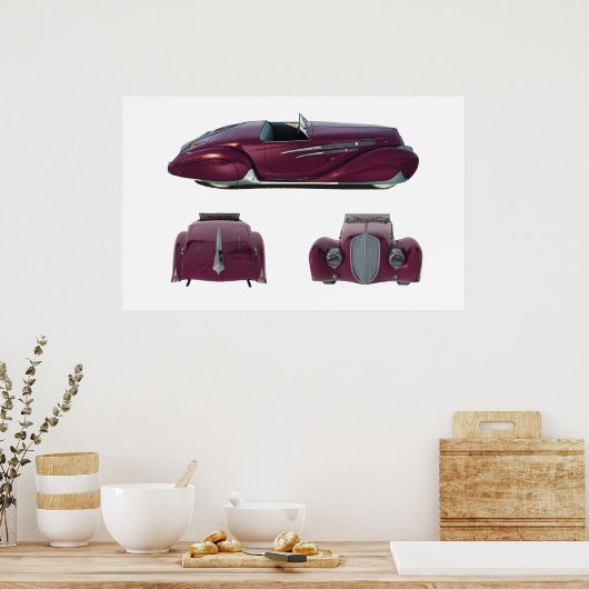 Delahaye Poster (Keuken)