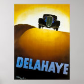 Delahaye - Vintage Car Advertisement Poster (Voorkant)