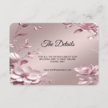 Delaicate roze bloemrand detail