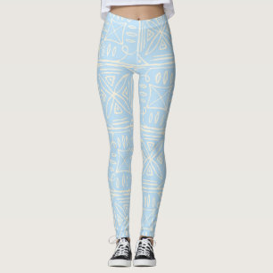 Delaicate tegel naadloos patroon in Amalfi-stijl Leggings