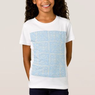 Delaicate tegel naadloos patroon in Amalfi-stijl T-shirt