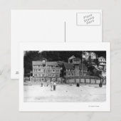 DeLake, het Uitzicht Oregon van Canyon Drive Apts. Briefkaart (Voorkant / Achterkant)