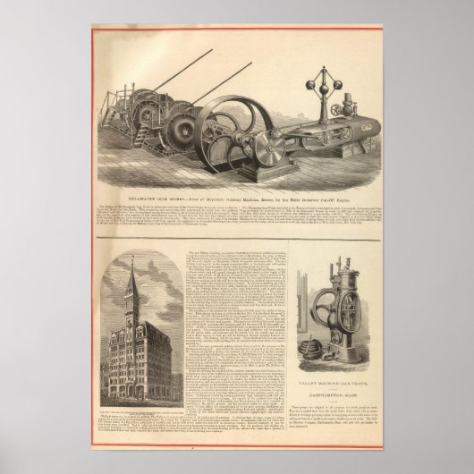 Delamater Iron Works Poster (Voorkant)