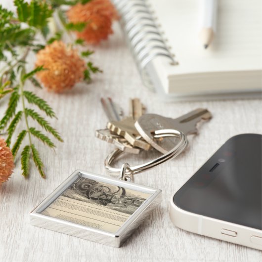 Delamater Iron Works Sleutelhanger (Zijkant)