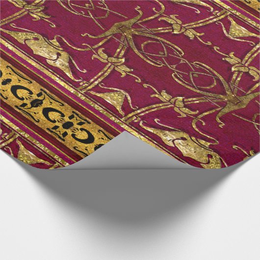 Delancey Elegant Romantic Baroque Cadeaupapier (Hoek)