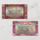 Delancey Petal Elegant Professional Visitekaartje (Voorkant / Achterkant)