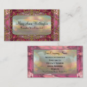 Delancey Petal II Elegant Professional Visitekaartje (Voorkant / Achterkant)