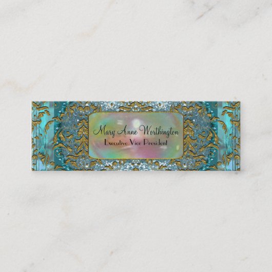 Delancey van het Zee Elegant Professional Skinny Mini Visitekaartje (Voorkant)