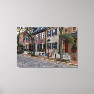 Delancy Street Philadelphia Canvas Afdruk
