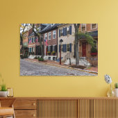 Delancy Street Philadelphia Canvas Afdruk (Insitu (Woonkamer))
