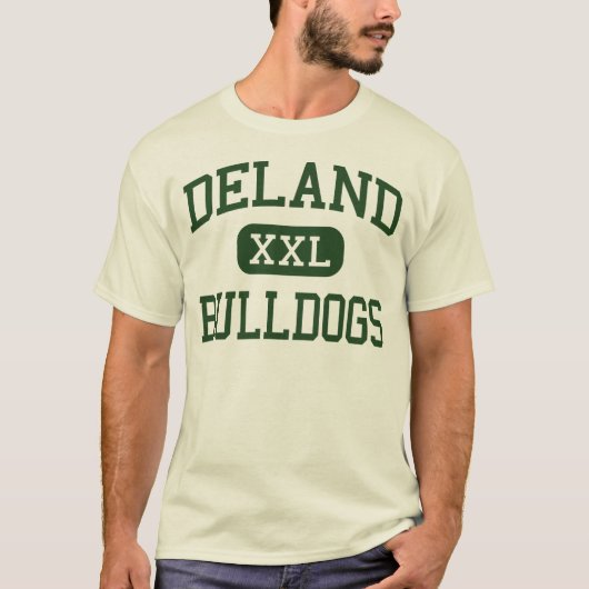 DeLand - Bulldogs - High School - DeLand Florida T-shirt (Voorkant)