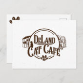 DeLand Cat Cafe Briefkaart (Voorkant / Achterkant)
