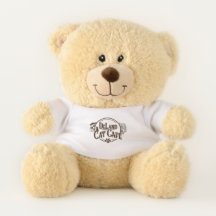 DeLand Cat Cafe Teddy Bear