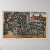 Deland, FL - Ruins of Old Spanish Sugar Mill Poster (Voorkant)