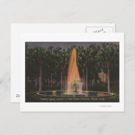 Deland, Florida - Stetson University Briefkaart (Voorkant / Achterkant)