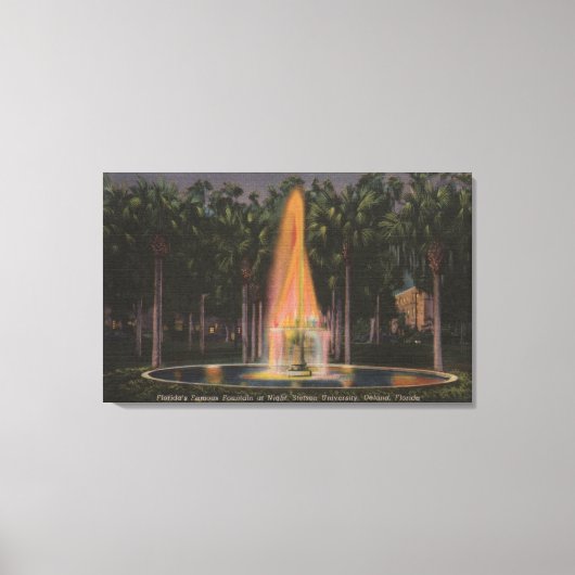 Deland, Florida - Stetson University Canvas Afdruk (Voorkant)