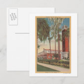 Deland, Florida - Uitzicht van de Universiteit van Briefkaart (Voorkant / Achterkant)