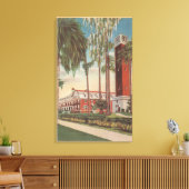 Deland, Florida - Uitzicht van de Universiteit van Canvas Afdruk (Insitu (Woonkamer))