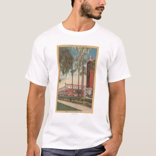 Deland, Florida - Uitzicht van de Universiteit van T-shirt (Voorkant)