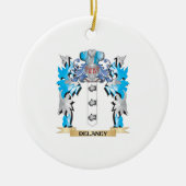 Delaney Coat of Arms - Family Crest Keramisch Ornament (Voorkant)