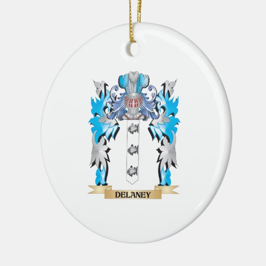 Delaney Coat of Arms - Family Crest Keramisch Ornament (Links)