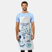 Delantal All-Over Print Apron Schort (Gedragen)