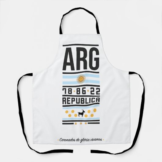 Delantal Argento Schort (Voorkant)