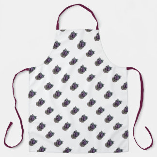 Delantal con acuarela de lombarda schort