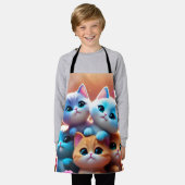 Delantal con gatitos schort (Gedragen)