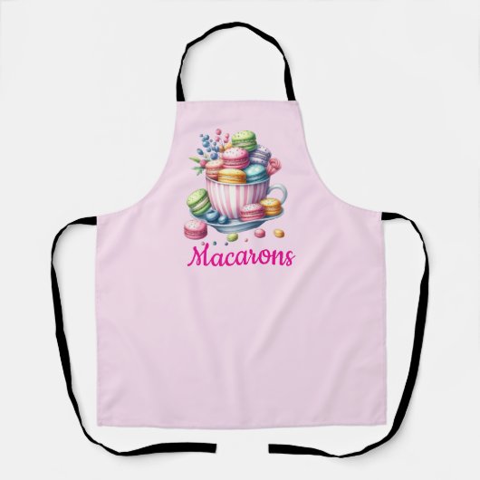 Delantal Macarons Schort (Voorkant)