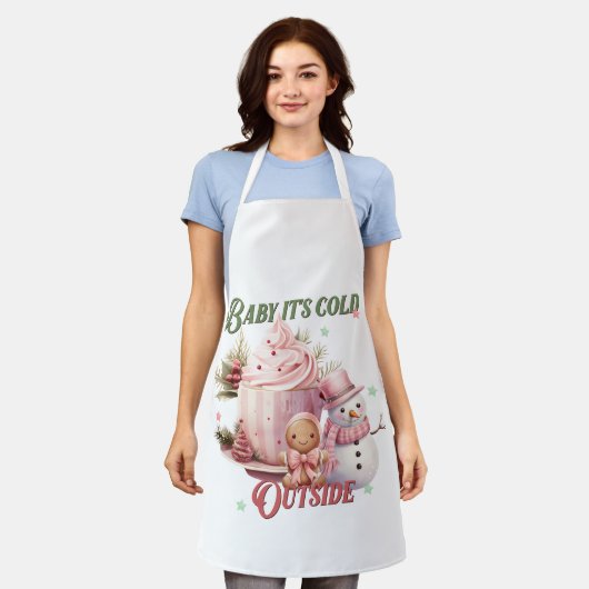 Delantal Navideño Schort (Gedragen)