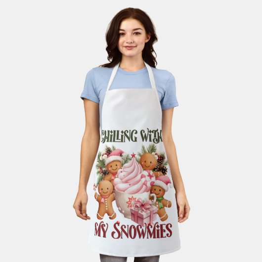 Delantal Navideño Schort (Gedragen)