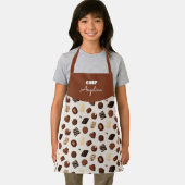 Delantal Patrón de caramelos de chocolate Schort (Insitu)
