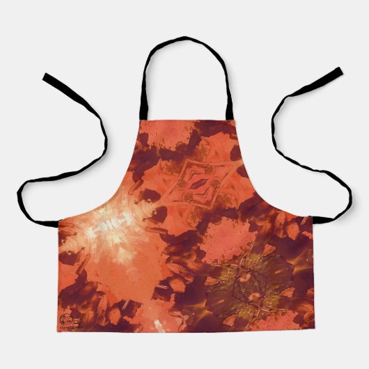 Delantal Textura #34 de la obra Nuit Schort (Voorkant)