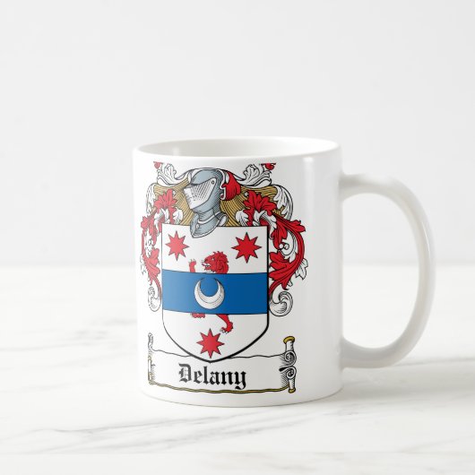 Delany Family Crest Koffiemok (Rechts)