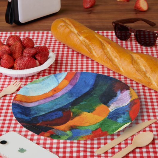 Delaunay - Circulaire vormen, zon, maan, Papieren Bordje (Picknick)