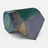 Delaunay Claasical Abstract Art Painting Stropdas (Opgerold)