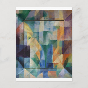 Delaunay Claasical Abstract Art Painting Windows Briefkaart