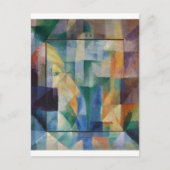 Delaunay Claasical Abstract Art Painting Windows Briefkaart (Voorkant)