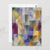 Delaunay Claasical Abstract Art Painting Windows Briefkaart (Voorkant / Achterkant)