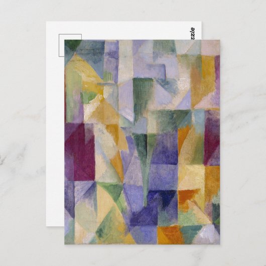 Delaunay Claasical Abstract Art Painting Windows Briefkaart (Voorkant / Achterkant)