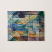 Delaunay Claasical Abstract Art Painting Windows Legpuzzel (Horizontaal)