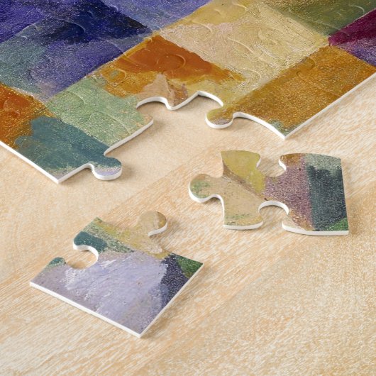 Delaunay Claasical Abstract Art Painting Windows Legpuzzel (Zijkant)