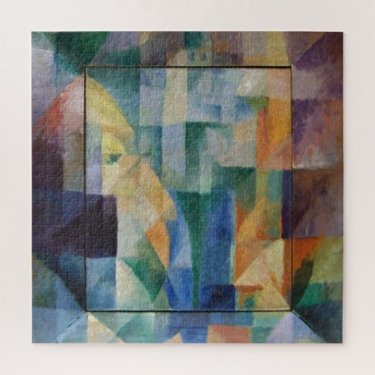 Delaunay Claasical Abstract Art Painting Windows Legpuzzel (Verticaal)