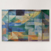 Delaunay Claasical Abstract Art Painting Windows Legpuzzel (Horizontaal)