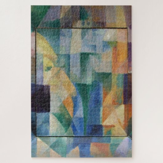 Delaunay Claasical Abstract Art Painting Windows Legpuzzel (Verticaal)