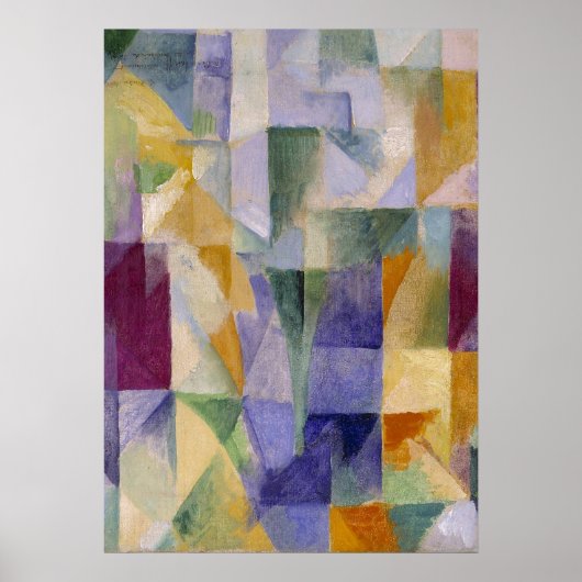 Delaunay Claasical Abstract Art Painting Windows Poster (Voorkant)