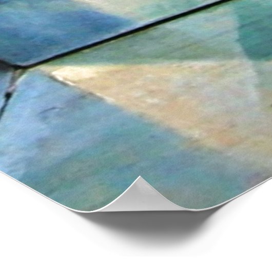 Delaunay Claasical Abstract Art Painting Windows Poster (Hoek)