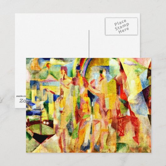 Delaunay - De stad Parijs Briefkaart (Voorkant / Achterkant)